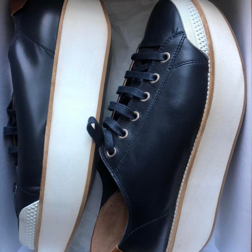 Flamingos Tatum Leather Platform Sneakers